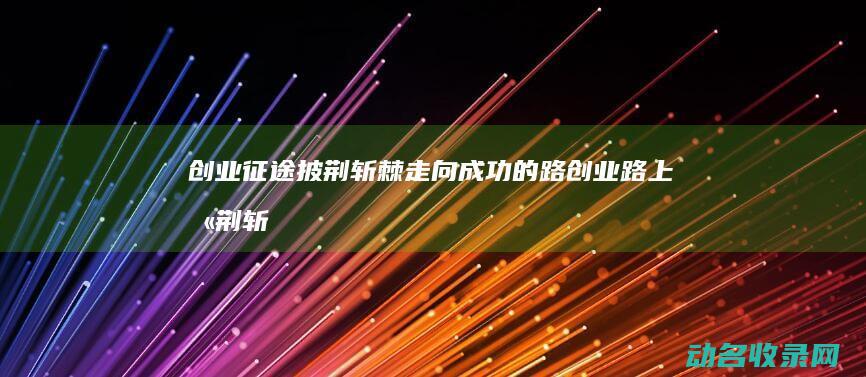 创业征途 披荆斩棘走向成功的路 (创业路上披荆斩棘)